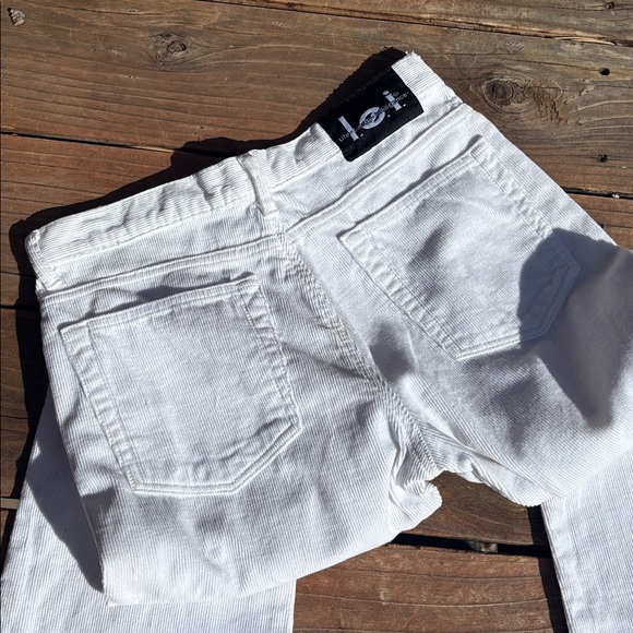LEI Y2K White Corduroy Pants - Picture 3 of 5